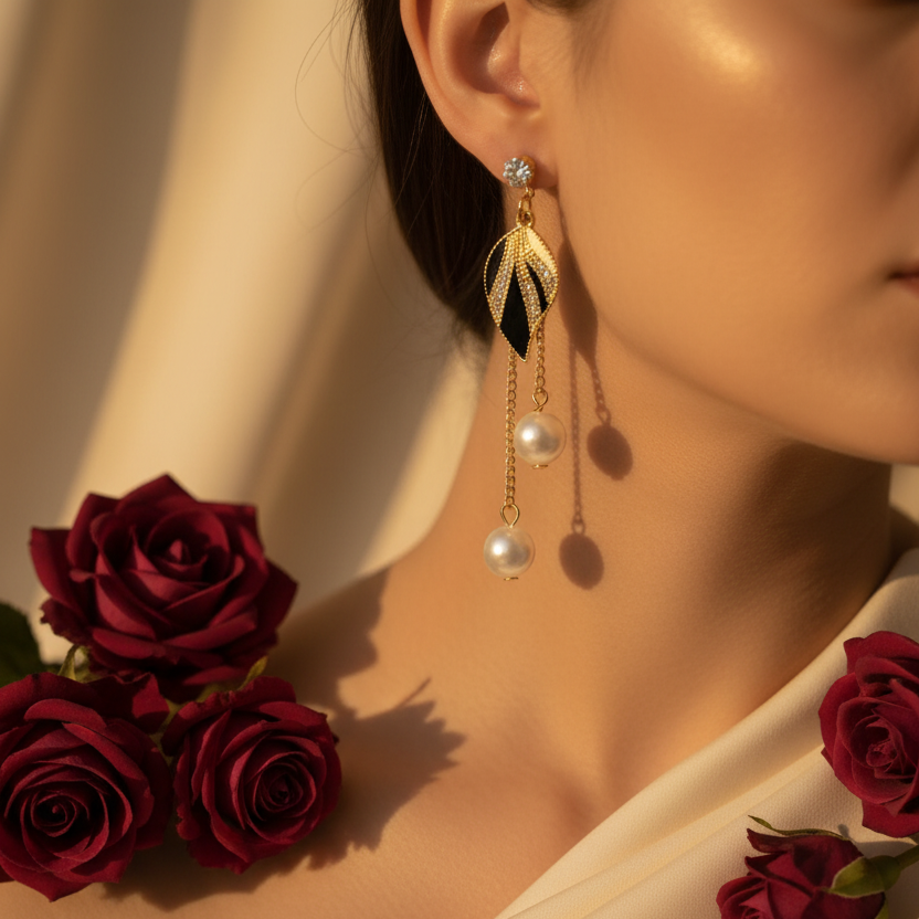 Earrings Lifestyle - Close Up