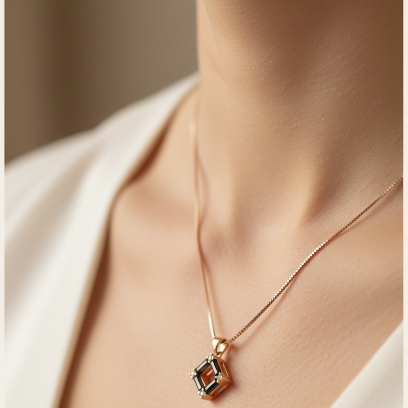 Pendant Close-up - On Skin